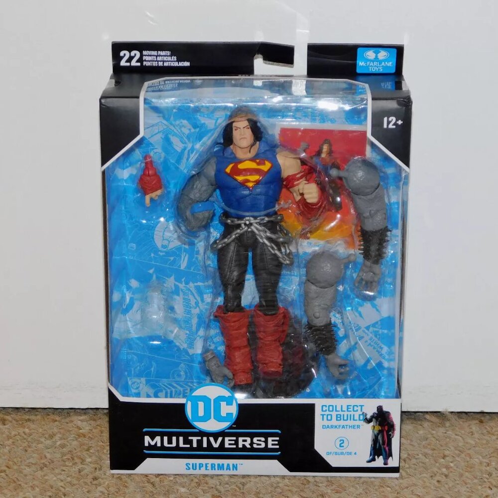 2021 McFarlane DC Multiverse 7" Dark Nights: Death Metal Superman Figure MIB New